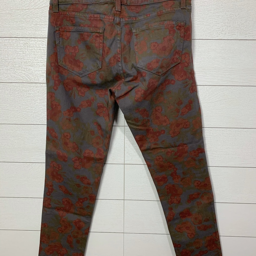 Paige Floral Ankle Jeans Size 27 - Picture 2 of 15